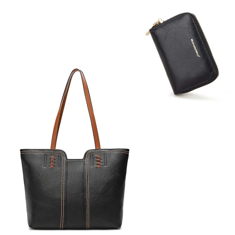 7707 Tote Bag and Credit Card Holder Sets